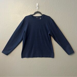 ⭐️Pure Stuff men's blue long sleeve ribbed t-shirt size XL